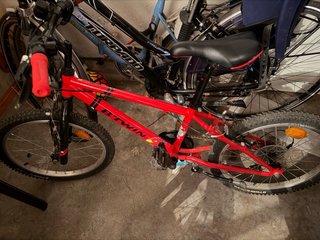 Bicicleta Btwin 24 Roja