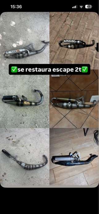 Restauración de escapes 2t