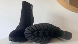 Botines negros tacón plataforma