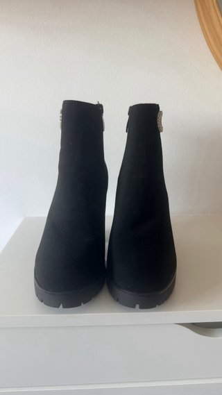 Botines negros tacón plataforma