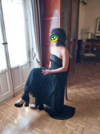 Vestido palabra de honor