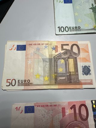 Billetes antiguos Euro 2002