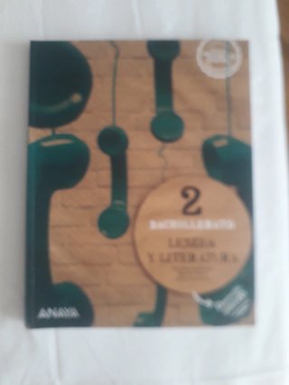 Lengua y literatura, 2 Bachillerato, anaya