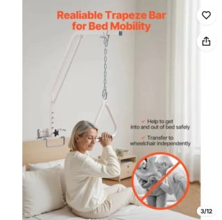 Barra de Trapézio VEVOR  para mobilidade na cama