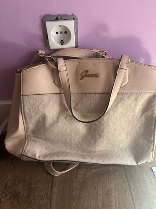 Bolso Guess Beige y Rosa