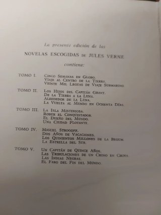Julio Verne, Novelas Escogidas. Aguilar, 1971-74.