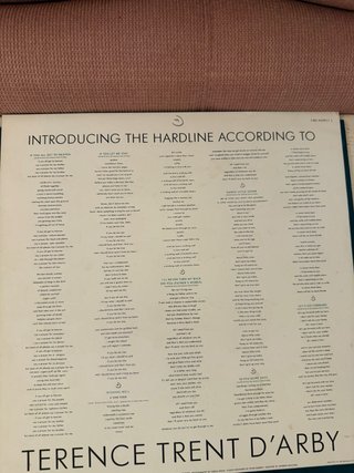 Vinilo Terence Trent D'Arby Introducing The Hardli