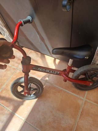Bicicleta Infantil sin Pedales Roja