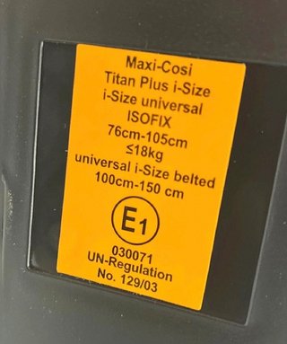 Maxi-Cosi Titan Plus i-Size, Silla de Coche...