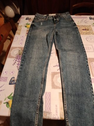 Jeans Bershka Slim Donna Blu