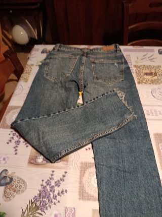 Jeans Bershka Slim Donna Blu