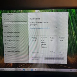 PC Gaming Ryzen 5 1600 GTX 1660 16GB RAM