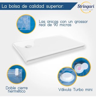 Bolsas de Almacenamiento al Vacío Stringari