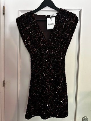 Vestido lentejuelas OliOh! Talla M