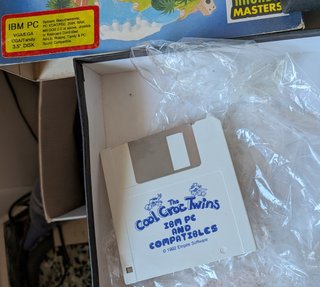 Cool Croc Twins PC 3.5" big box 1991 Arcade Master