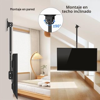 Soporte TV Techo Suptek 37-75 VESA 600x400