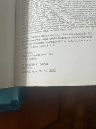Bioloxía, Xeoloxía e Ciencias Ambientais, 1 Bac...