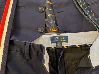 Pantalon vestir chaleco corbata cinturon 10 años