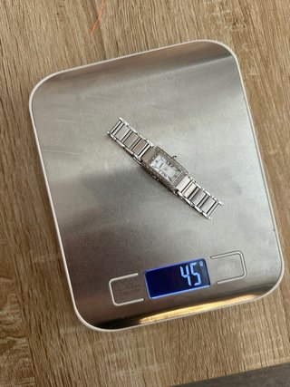 Reloj Geneve Oro Blanco 9K con Diamantes Original