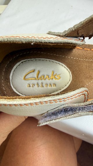 Sandalias Clarks Mujer Beige/Blanco