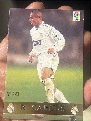 Cromo R. Carlos Nº 423 Real Madrid LFP