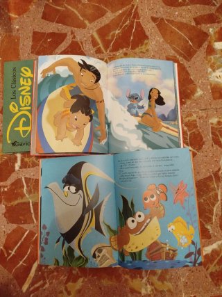 Lote 4 Libros Disney Clásicos Infantiles