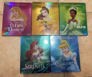Lote de películas Blu-ray Disney slipcover