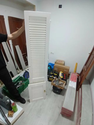 Puertas de armario mallorquinas de madera