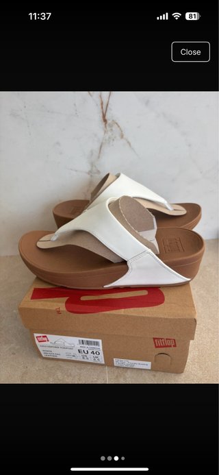 Fitflops Lulu leather toeposts chanclas sandalias