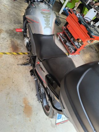 Honda CBF 600 Naked Plata
