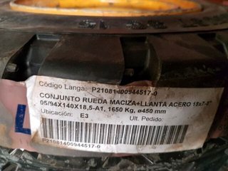 - LOTE DE RUEDAS DE MAQUINAS