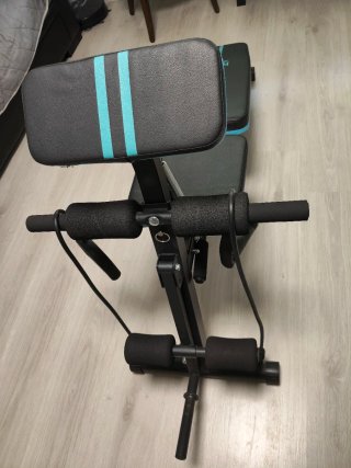 HOMCOM Banco de Musculación Plegable( sin pesa)