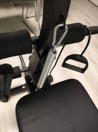HOMCOM Banco de Musculación Plegable( sin pesa)
