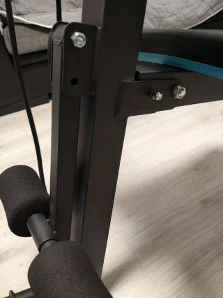 HOMCOM Banco de Musculación Plegable( sin pesa)