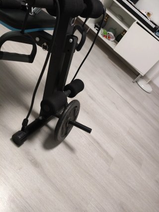 HOMCOM Banco de Musculación Plegable( sin pesa)