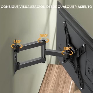Soporte TV Perlegear 26-65 Articulado Giratorio