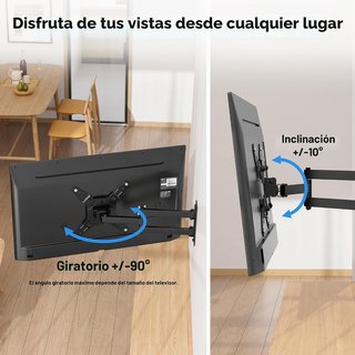 Soporte TV BONTEC 13-42 Giratorio Inclinable