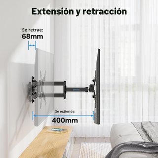 Soporte TV BONTEC 13-42 Giratorio Inclinable