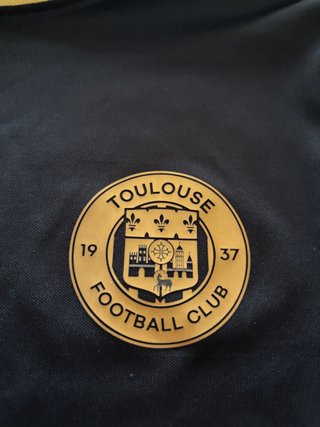 Camiseta Nike Toulouse FC - Negra, Dorado y Blanco