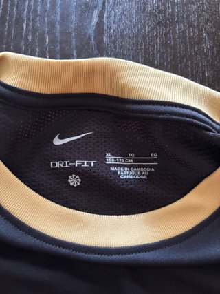 Camiseta Nike Toulouse FC - Negra, Dorado y Blanco