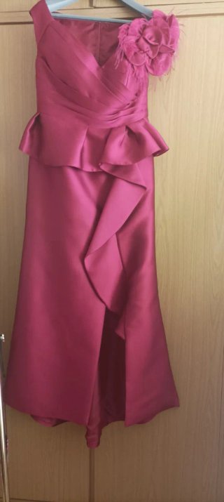 Vestido elegante fiesta madrina