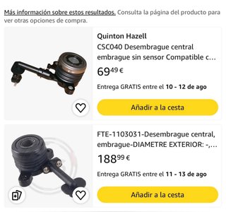 Collarín Hidráulico NUEVO DACIA/RENAULT/NISSAN