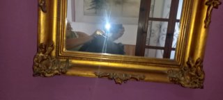 Espejo Antiguo Dorado