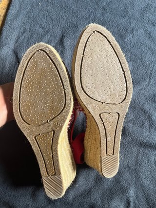 Tacones Dulce Rubio Rojos