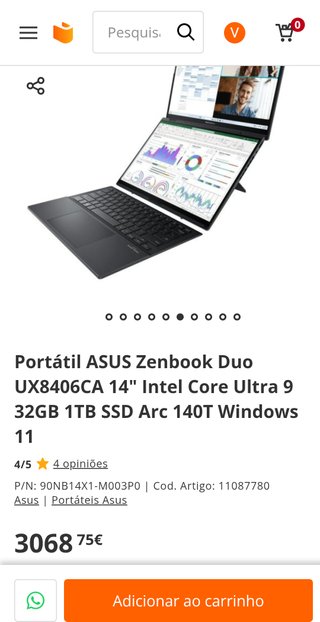 Zenbook Duo OLED UX8406CA (Migliore Versione)
