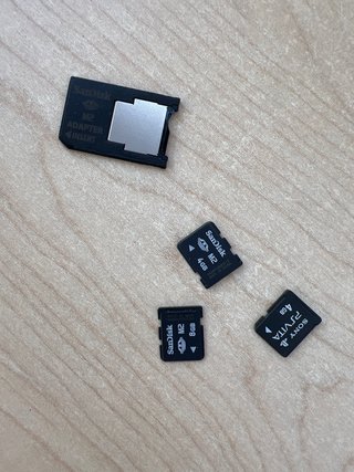 3 Tarjetas M2 para PS Vita + Adaptador psp 3000