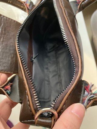 Bolso marron elegante con asa y bandolera – Nuevo