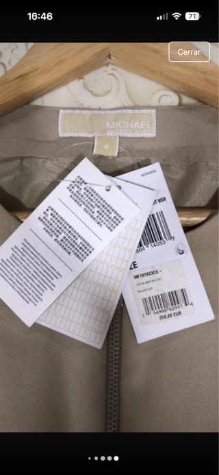 Vestido Michael Kors Talla 6 Beige