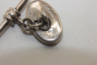 Esclusivi gemelli Vintage argento onice