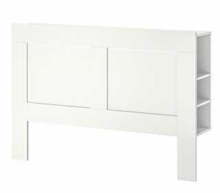 Cabecero Ikea Blanco con Almacenamiento